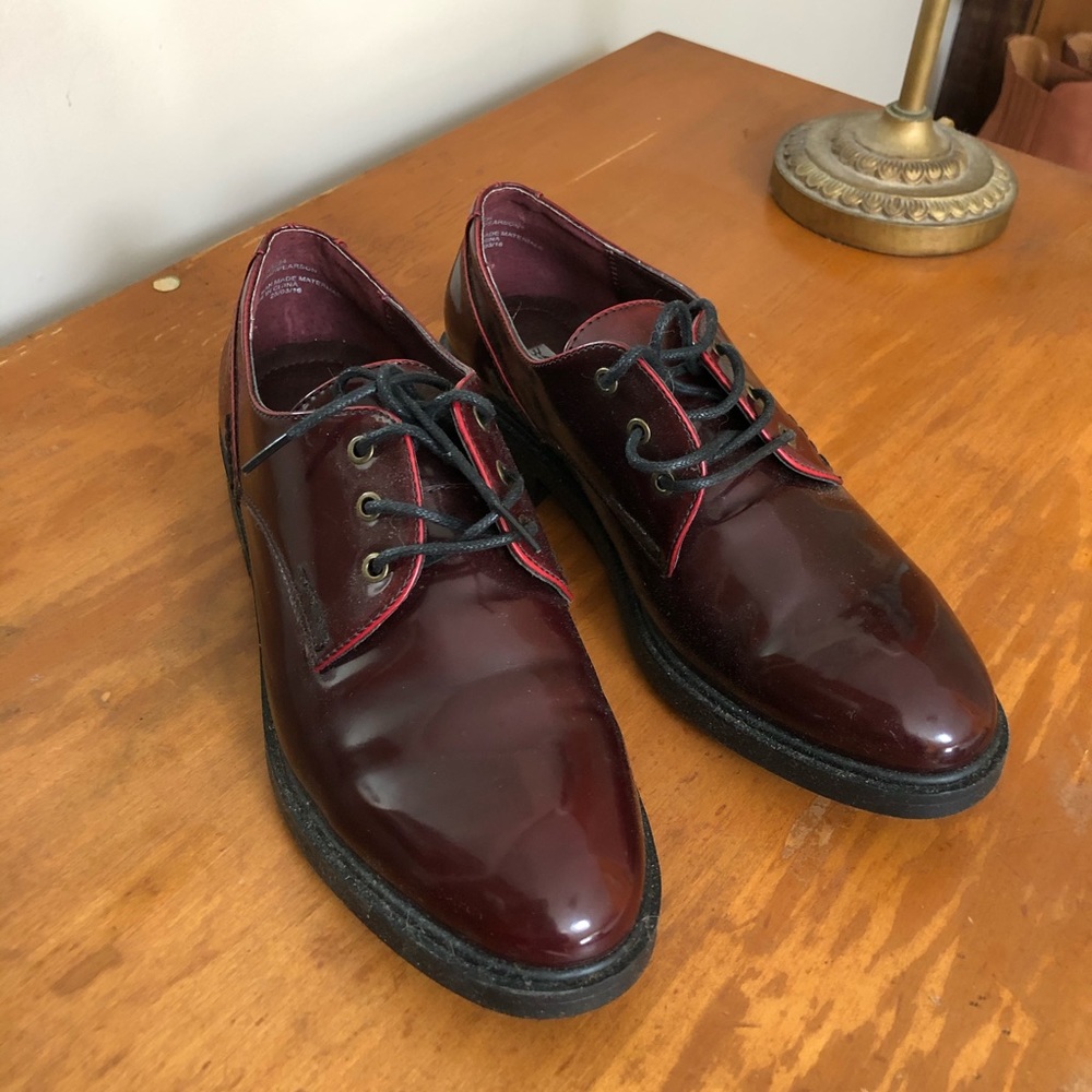 Burgundy Oxfords